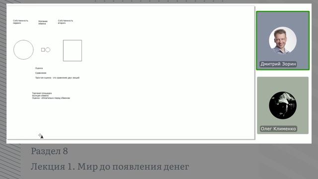 8.1. Мир до появления денег | Онлайн курс «Общая теория богатства» смотреть онлайн