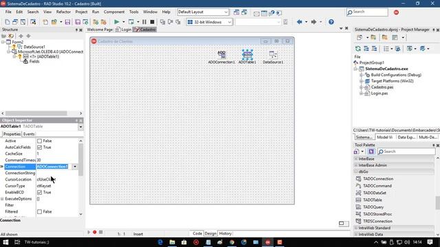 DELPHI - Como criar uma conexão com banco de dados Access - Aula 01 #programação #delphi #sqlite смотреть онлайн