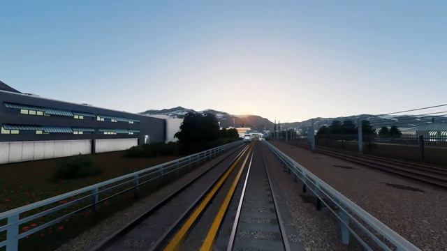 What a fantastic Metro Modell - First-Person Outer METRO LOOP Ride at dusk | Cities: Skylines смотреть онлайн