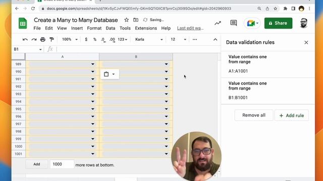 Create a Many to Many Database inside Google Sheets смотреть онлайн