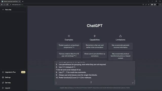 Using ChatGPT for writing Code using Google's Style Guidelines смотреть онлайн
