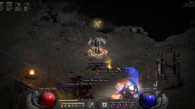 073 Diablo II Resurrected 8 PPL Single Necromancer Summoner 4 Act Hell. Level 85 to 85 смотреть онлайн