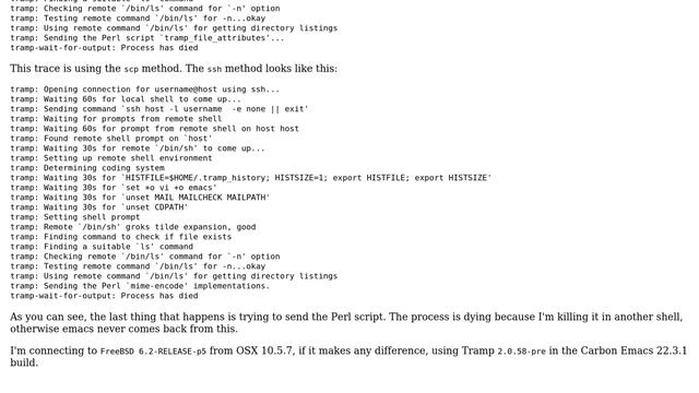 DevOps & SysAdmins: Why does Tramp hang when sending Perl scripts to the remote host? смотреть онлайн