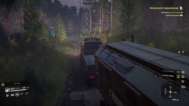 SnowRunner.Россия.Таймыр.Карьер.Незаконное подключение смотреть онлайн