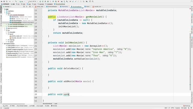 3. List Adapter with View Model and RecyclerView | DiffUtil.ItemCallback смотреть онлайн