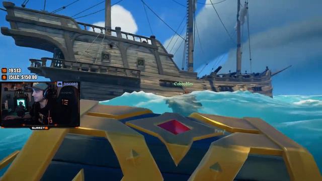 Summit Sea Of Thieves First Athena Steal Full Stream! Part 2! смотреть онлайн