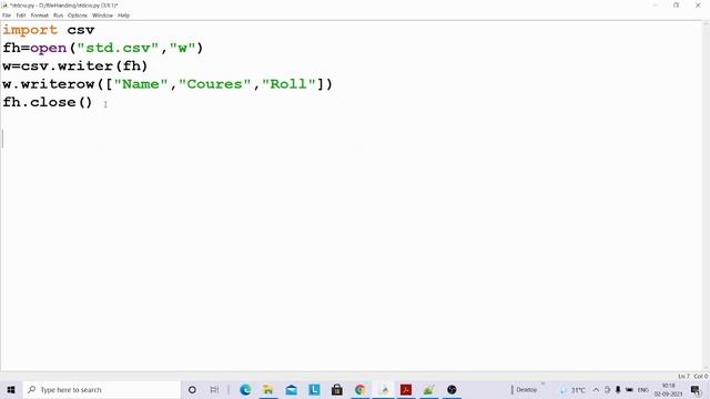 How to write in CSV file in python using writerow function смотреть онлайн