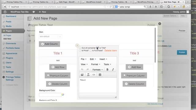 CodeCanyon, DZS WordPress Pricing Tables Builder - Install and Usage Demo смотреть онлайн