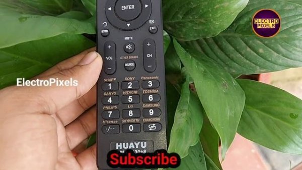 Universal HUAYU RM-L1130+8 Remote For Led / Lcd Tv|Crt Tv|All Tv codes|How to pair Universal Remote