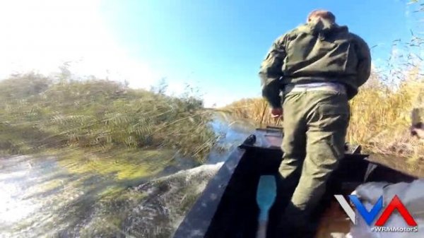 Лодочный мотор Болотоход  WRM - 15 (испытания)