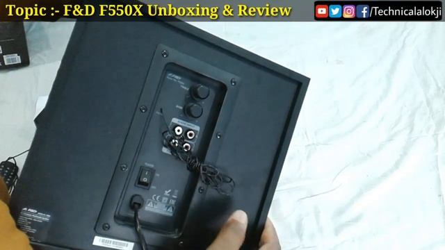 F&D F550X 2.1 Channel Multimedia Bluetooth Speakers Unboxing and Review in HINDI | Technical Alokji смотреть онлайн
