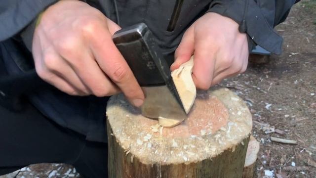 Bushcraft birch Spoon Carving in 30min into the wood | Handmade Forged knifes | How To Carve A Spoo смотреть онлайн