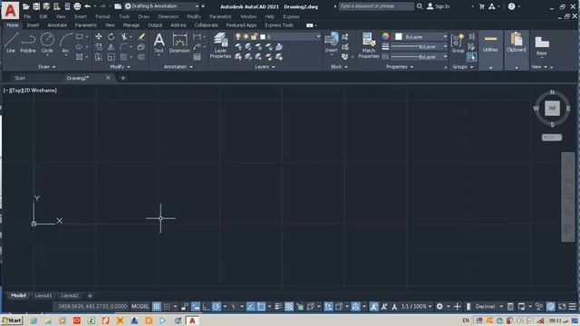Autocad 2021 course, lecture 1 inter.face смотреть онлайн