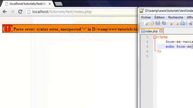 PHP - 6 - Les Variables смотреть онлайн