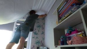 Как установить натяжной потолок своими руками