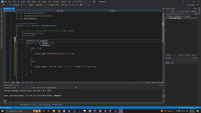 What Exactly Is A For Loop? Unity Tutorial смотреть онлайн