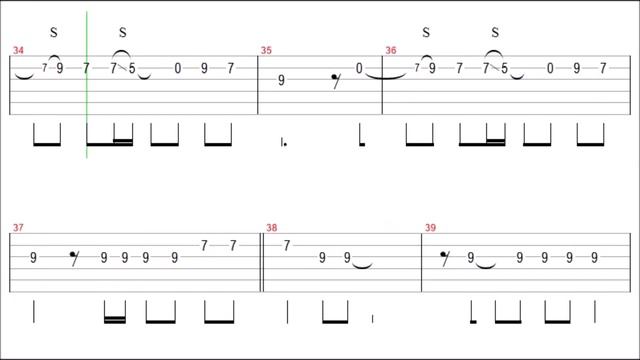 Bruce Springsteen - Streets Of Philadelphia (Slow) Guitar Solo Tab+BackingTrack