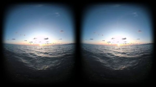 Virtual Beach 3D VR180 - Relaxing Immersive Experience - VR Video