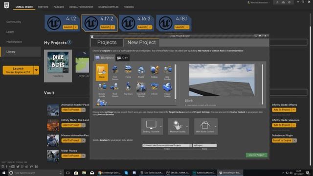 Creating A Project - #2 Unreal Engine 4 Level Design Tutorial Series смотреть онлайн