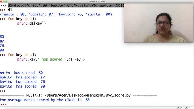 Class 11 IP(065) Dictionary in Python Part-4 by Meenakshi Mam смотреть онлайн