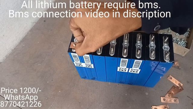 How To Make 12.8v 100ah Battery || Diy Lifepo4 Battery Pack || Insurance For Home