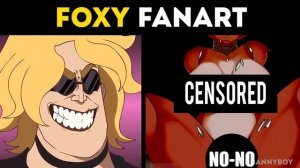 Foxy Fanart | Mr Incredible Becoming Canny Animation (FNAF Rule 34)