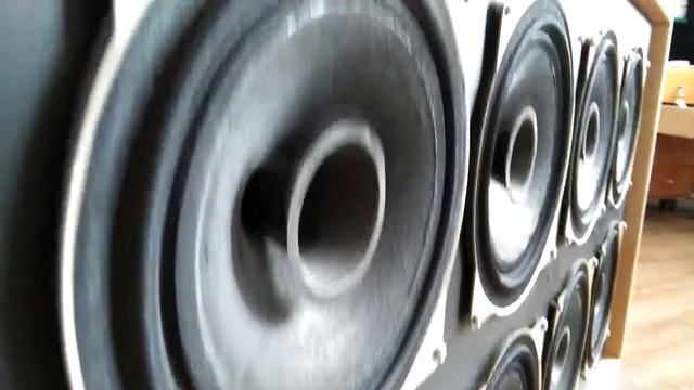 Проверка фазировки динамиков в АС Импульс 80. Обычной батарейкой. смотреть онлайн