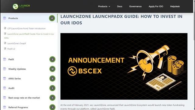 PadX Launchzone площадка для участия в  Ido