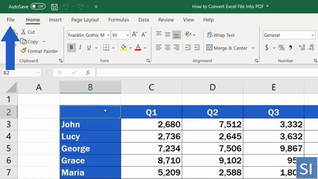 How to convert Excel file to PDF (Easy) смотреть онлайн