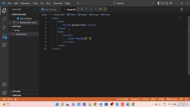 Array Tutorial | Javascript | Beginner Course смотреть онлайн