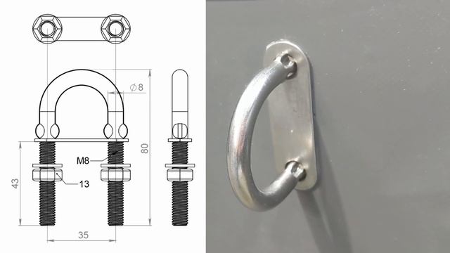 Болт U-образный смотреть онлайн