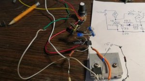 Заключительная схема регулятора на импортных симисторах для двигателя от стиральной машины