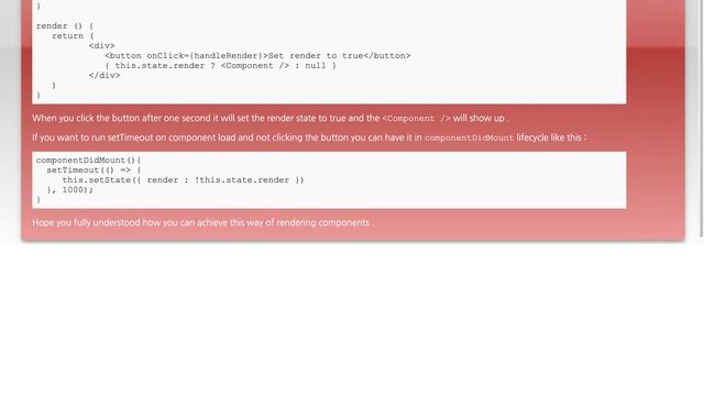 How to add delay in React.js? смотреть онлайн