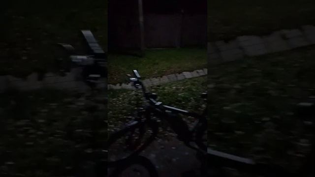 Вечернее видео. Краткий обзор на папин велосипед. смотреть онлайн