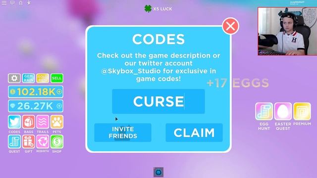 ALL NEW CODES 2020! Roblox Egg Simulator ?LEGENDARY EGGS UPDATE? смотреть онлайн