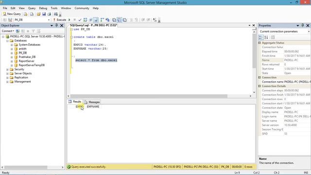How to Import Data From Excel Spreadsheet to SQL Database | Latest 2017 | Excel to SQL смотреть онлайн