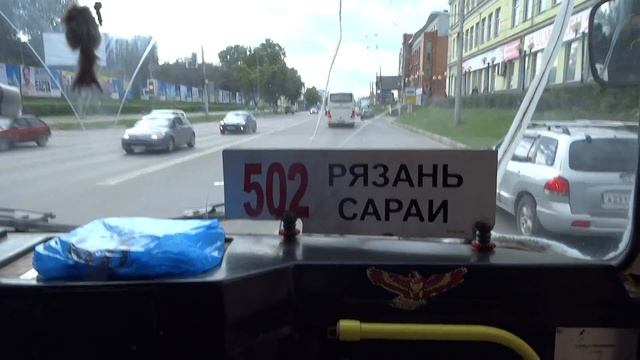 ЛАЗ-5207JT "Лайнер-12" В 037 ОЕ 62 Маршрут № 502 Сараи - Рязань смотреть онлайн