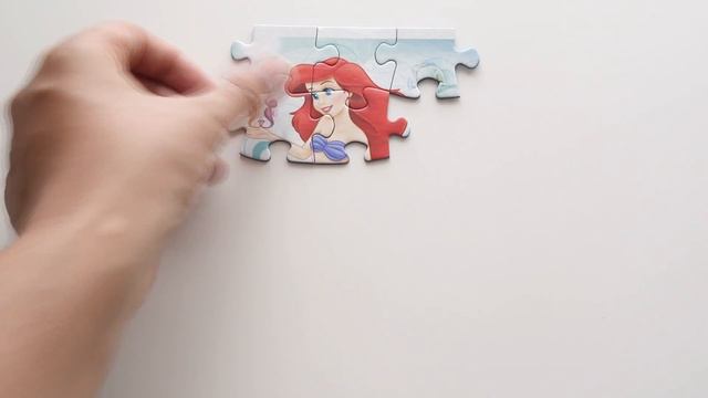 Disney Princess Games Jigsaw Jasmine Little Mermaid Ariel Puzzle for Kids Rompecabezas Puzzles Toys смотреть онлайн