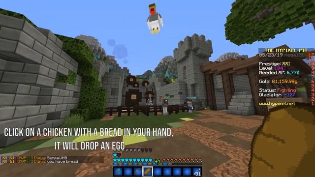 The Pit Hypixel - HOW TO DO THE KING QUEST (CRAFT THE CAKE) смотреть онлайн