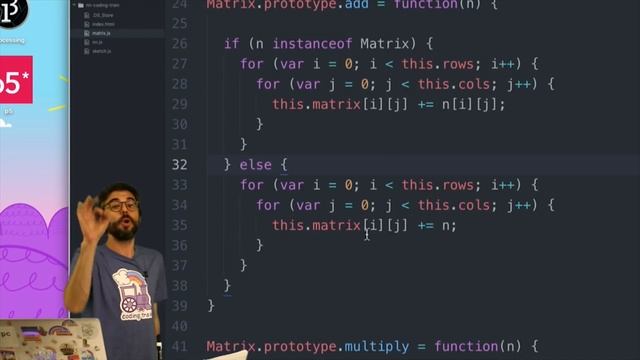 10.7: Neural Networks: Matrix Math Part 2 - The Nature of Code смотреть онлайн