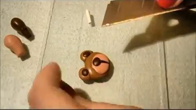 Карамельный мишка из полимерной глины - МАСТЕР-КЛАСС\TUTORIAL смотреть онлайн