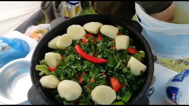 Воскресный отдых на пруду! Обзор походного стола LIFETIME! Готовим очередную вкусняшку!!!