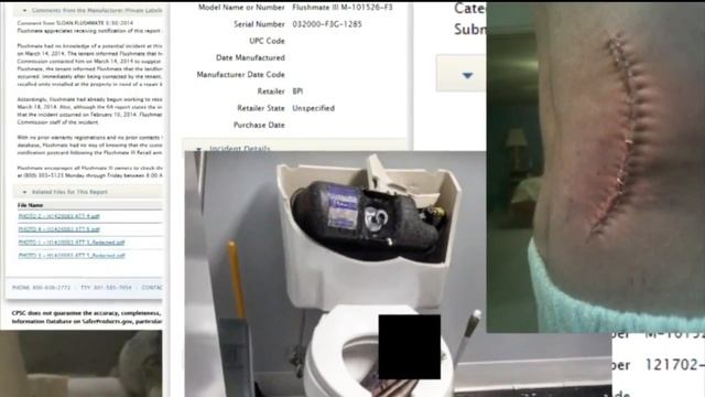 Oh Shrapnel! Exploding Toilets Create Hidden Danger In Bathroom смотреть онлайн