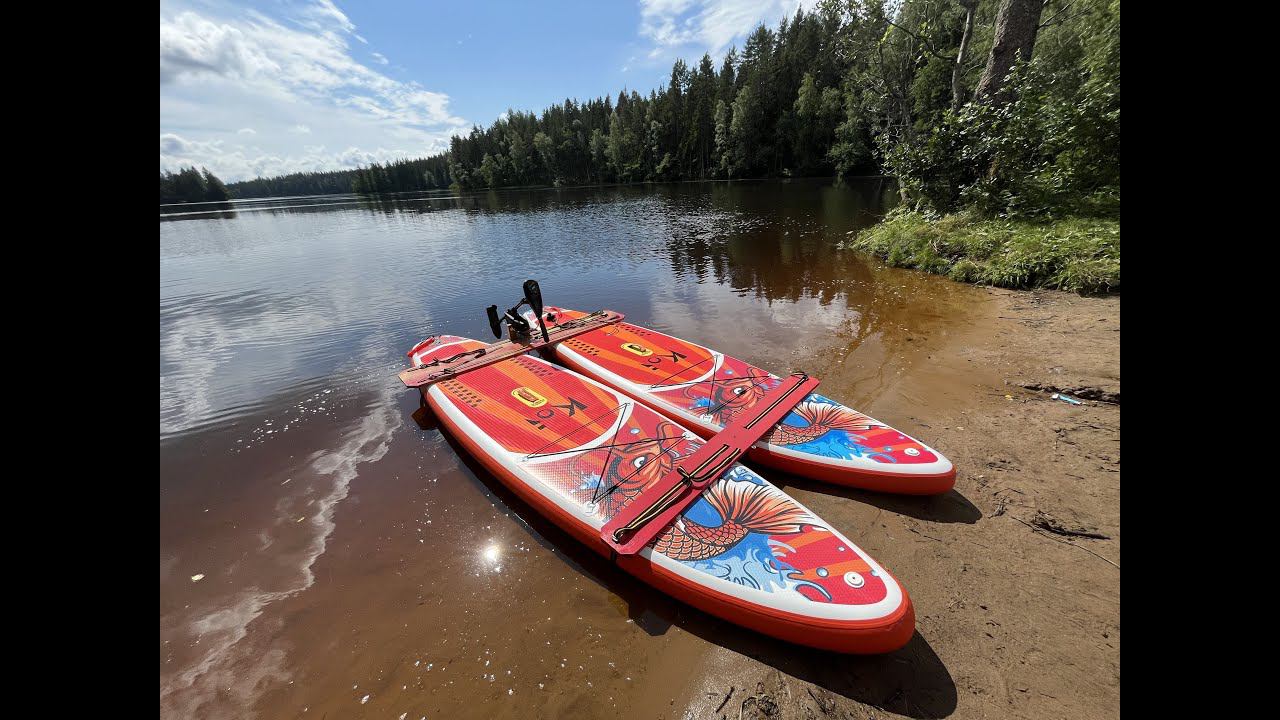 Катамаран Из Сапов