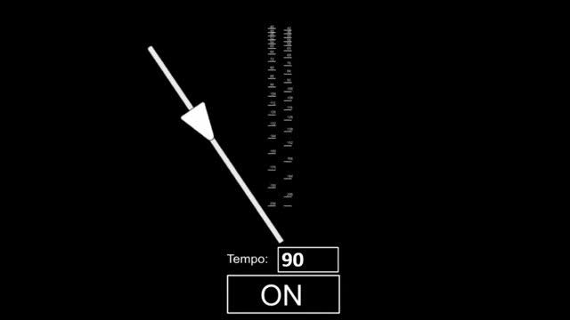 90 BPM Metronome beat [ANDANTE] смотреть онлайн