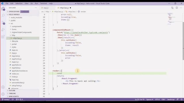 React HTTP request Fetch api смотреть онлайн