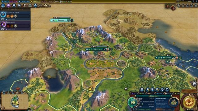 LET'S PLAY: CIVILIZATION 6 GATHERING STORM - Machu Picchu... / EPISODE 3 смотреть онлайн