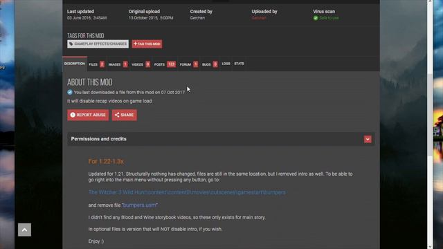 Witcher 3 Ultimate 2019 05 Gameplay Correctifs & Améliorations смотреть онлайн