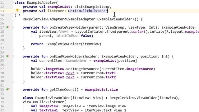 Item Click Listener Simple RecyclerView in Kotlin 2020 with AndroidX Part 4 смотреть онлайн