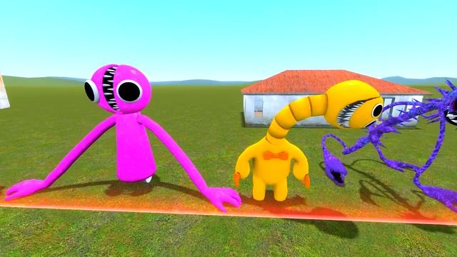СРАВНЕНИЕ РАЗМЕРОВ ВСЕХ РАДУЖНЫХ ДРУЗЕЙ В ГАРРИС МОД! RAINBOW FRIENDS В Garry`s Mod!